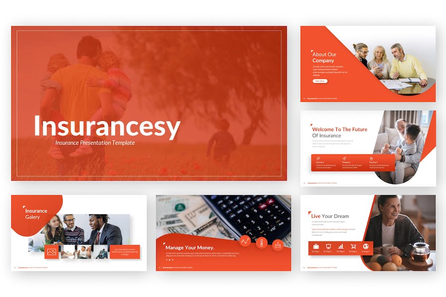 投资理财保险项目介绍通用PPT模板 - 顶尖PPT