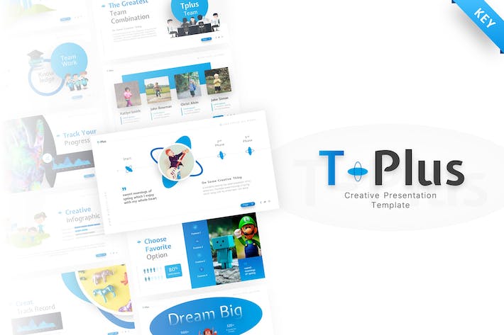 创意儿童教育教学主题keynote模板 - 顶尖PPT