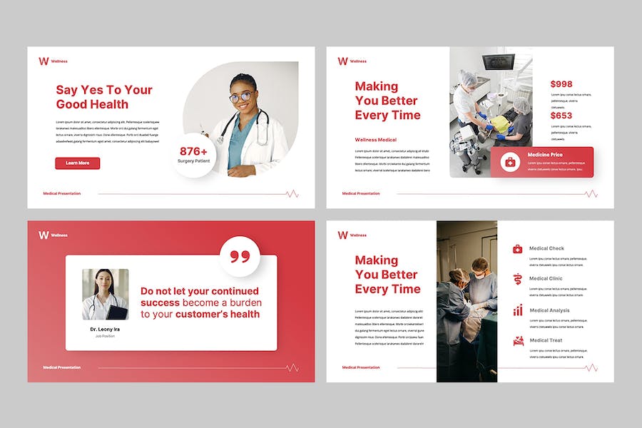 健康医疗保健养生服务介绍Keynote模板 - 顶尖PPT