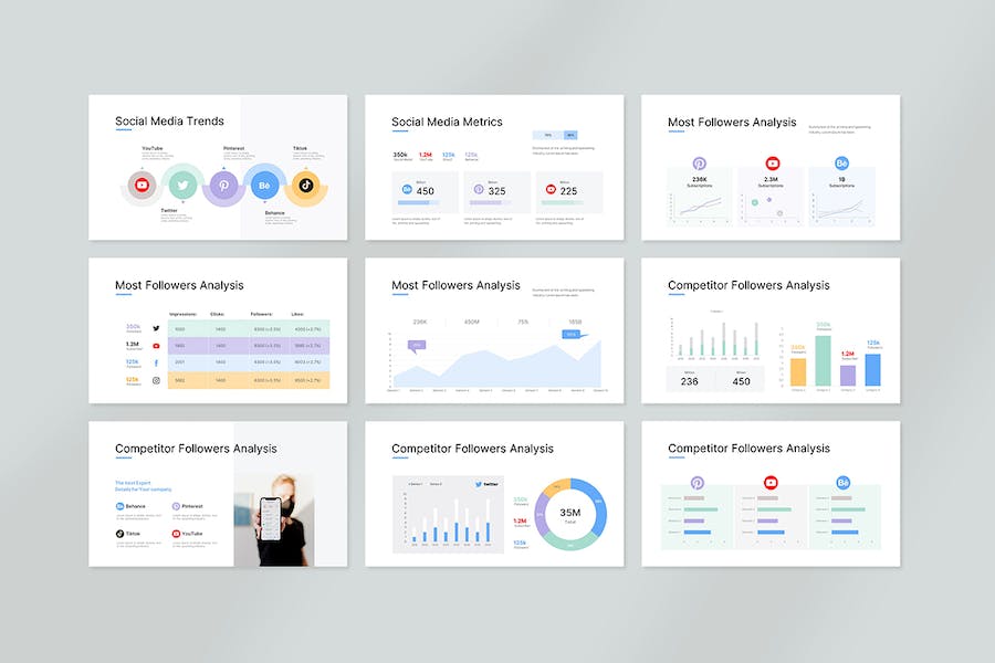 数字营销战略推广方案PPT模板 - 顶尖PPT