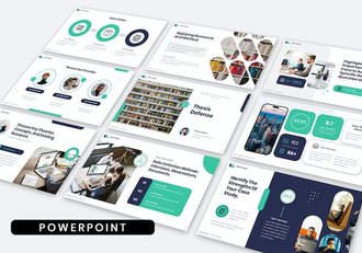 创意图形设计国外商务通用风格PPT模板 - 顶尖PPT