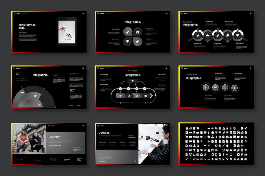 商务项目方案运营管理展示Keynote模板 - 顶尖PPT