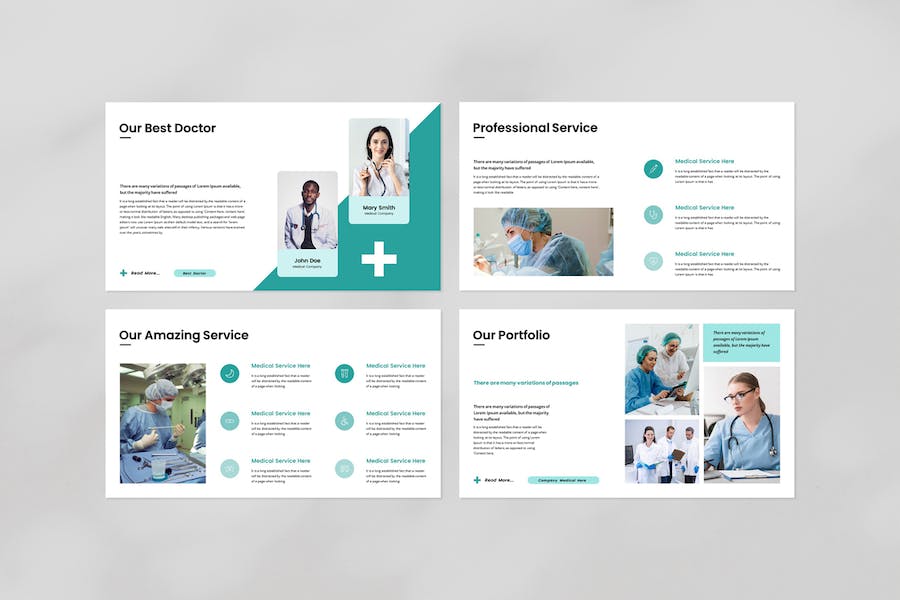 医疗诊疗演讲展示方案PPT模板 - 顶尖PPT