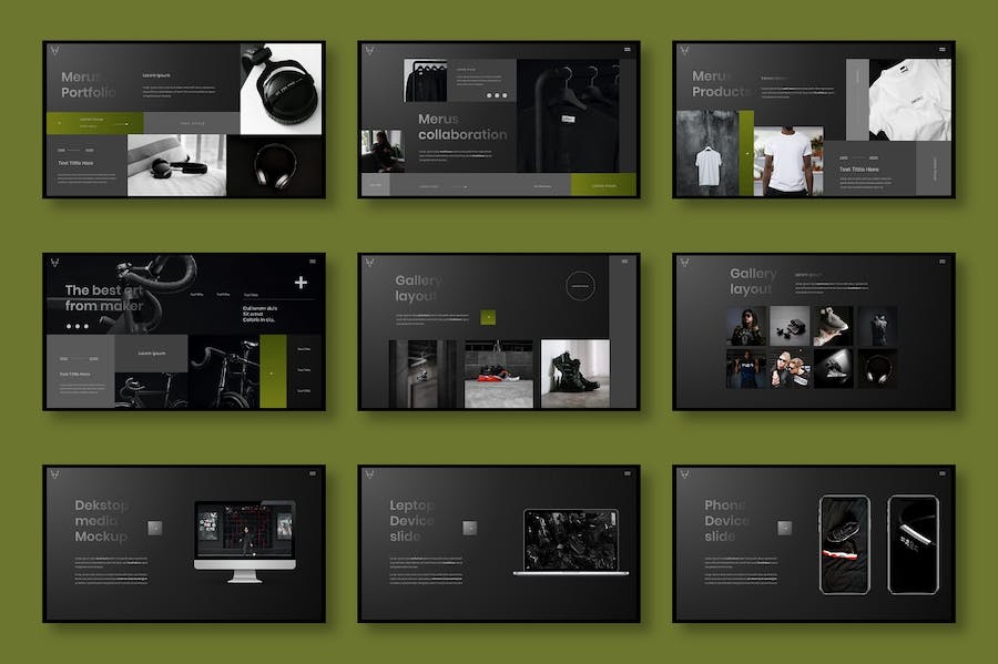 商务企业项目服务展示介绍Keynote模板 - 顶尖PPT