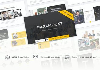 营销方案 策划数据分析报告PPT模板 - 顶尖PPT