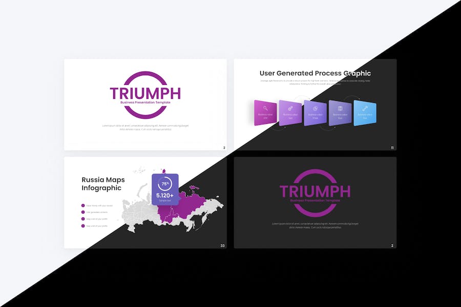 国外商务风格企业介绍计划总结PPT模板 - 顶尖PPT
