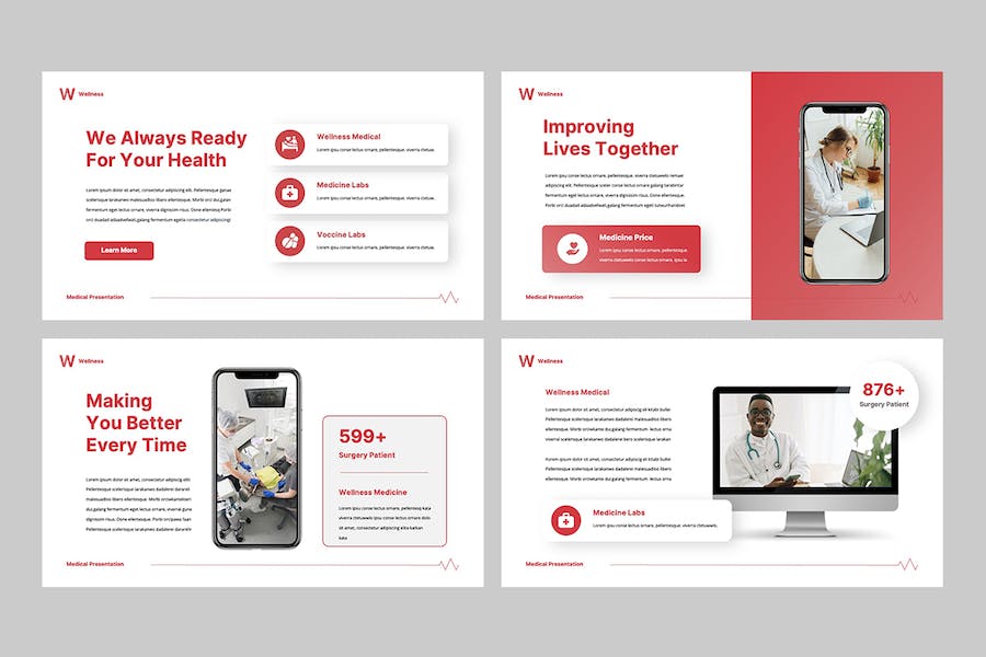 健康医疗保健养生服务介绍Keynote模板 - 顶尖PPT