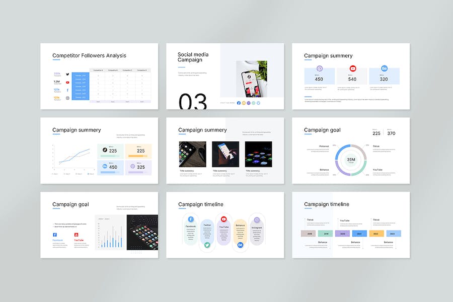 数字营销战略推广方案PPT模板 - 顶尖PPT