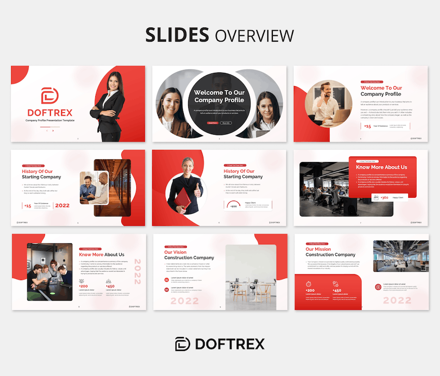 公司介绍业务范围发展历程PPT模板 - 顶尖PPT