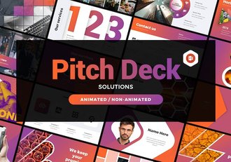 创意大气企业产品介绍解决方案商业计划商务通用PPT模板 - 顶尖PPT