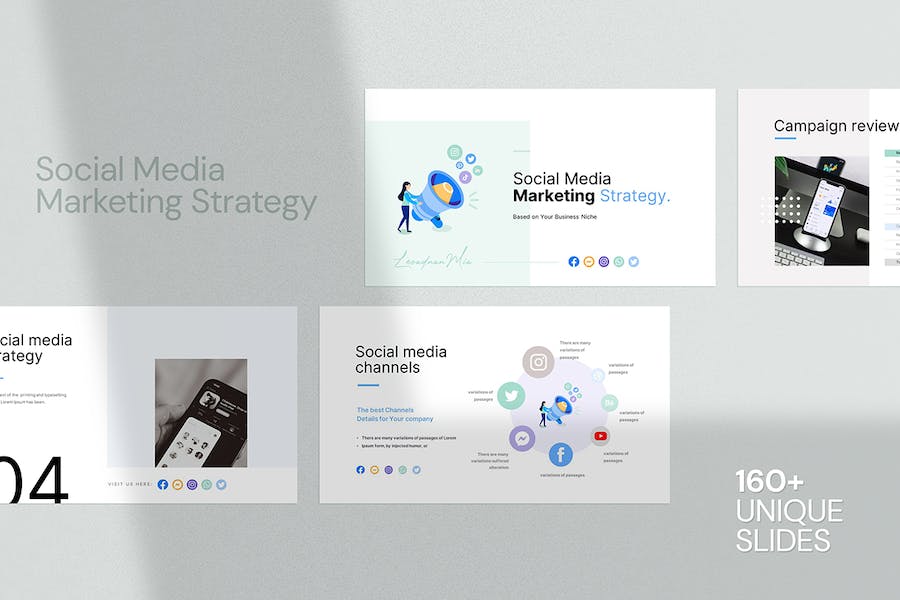 数字营销战略推广方案PPT模板 - 顶尖PPT