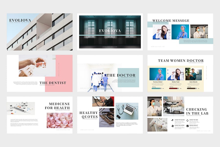 医疗健康产品发布会Keynote模板 - 顶尖PPT