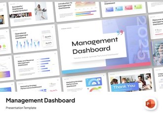 管理仪表板数据监控系统PPT模板 - 顶尖PPT