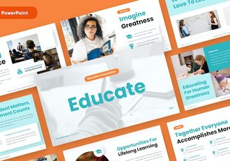 教育领域内容演示文稿PPT模板 - 顶尖PPT