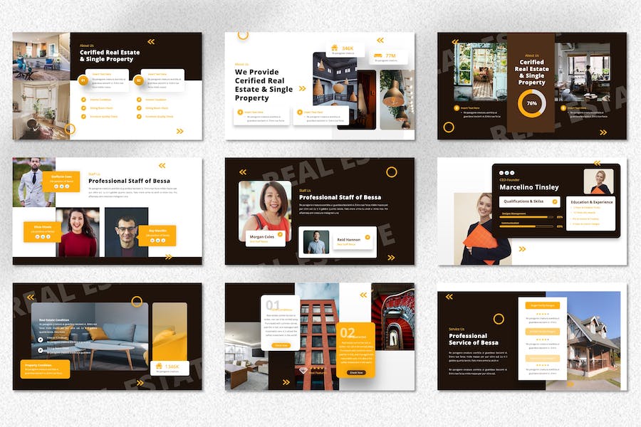 房地产楼盘项目销售推广PPT模板 - 顶尖PPT