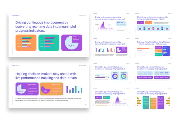 进度KPI指标监测跟踪分析PPT模板 - 顶尖PPT