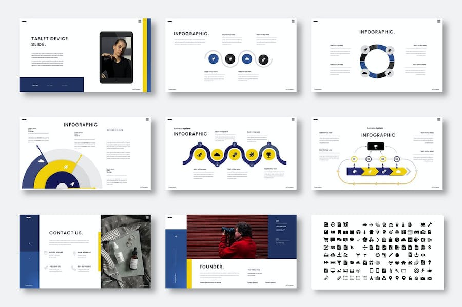 欧美商务风主题演讲展示Keynote模板 - 顶尖PPT