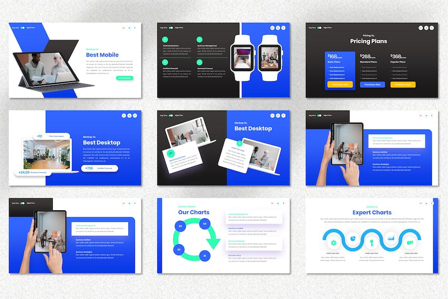 创业融资演讲方案设计PPT模板 - 顶尖PPT