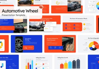 汽车轮胎行业调研分析PPT模板 - 顶尖PPT