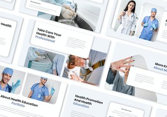 健康医疗教育科普知识PPT模板 - 顶尖PPT