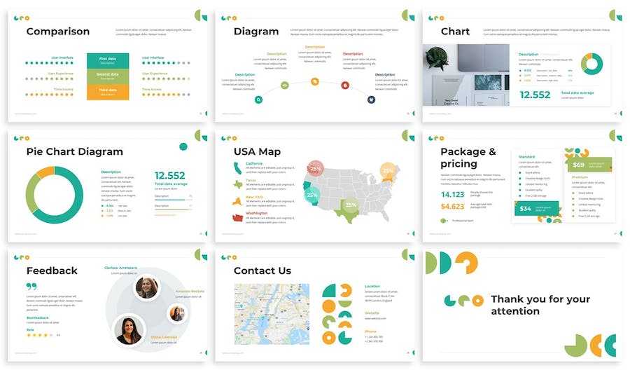 创意机构市场分析keynote模板 - 顶尖PPT