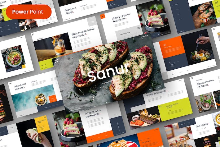 食品加工制造企业介绍PPT模板 - 顶尖PPT
