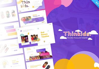 创意儿童教育课件培训早教主题keynote模板 - 顶尖PPT
