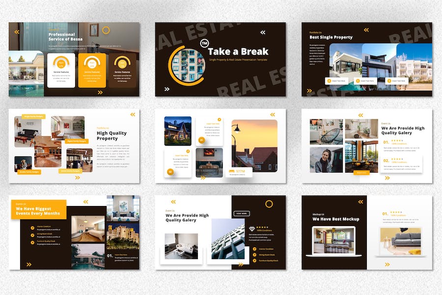 房地产楼盘项目销售推广PPT模板 - 顶尖PPT