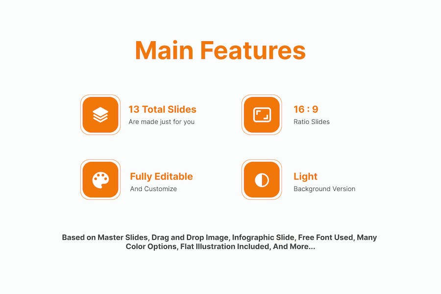 极简迷你风格2024新年日历展示keynote模板 - 顶尖PPT