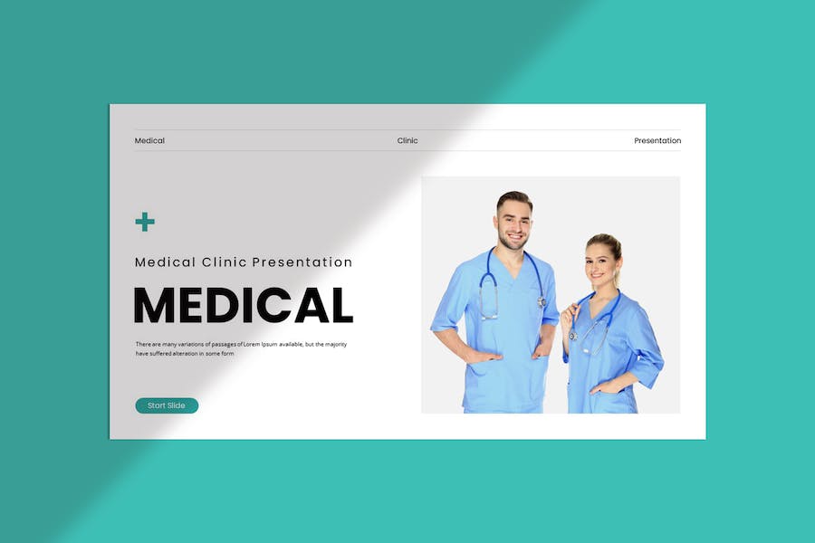 医疗诊疗演讲展示方案PPT模板 - 顶尖PPT