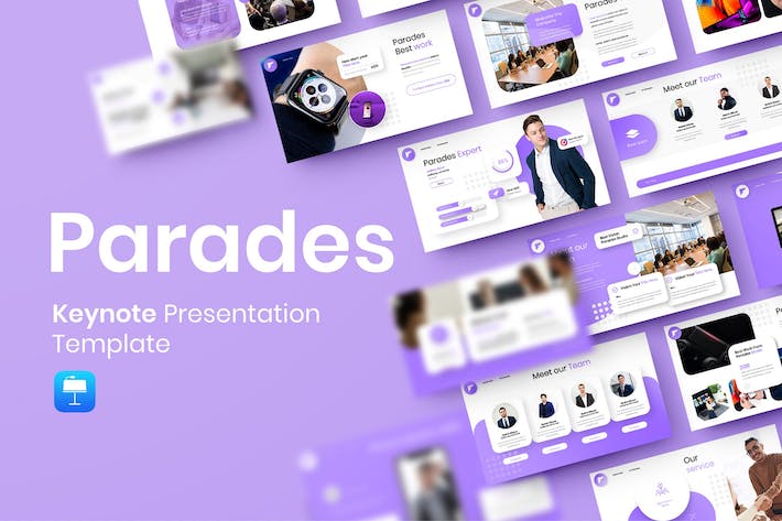 商业企业运营管理讲述Keynote模板 - 顶尖PPT