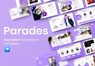 商业企业运营管理讲述Keynote模板 - 顶尖PPT