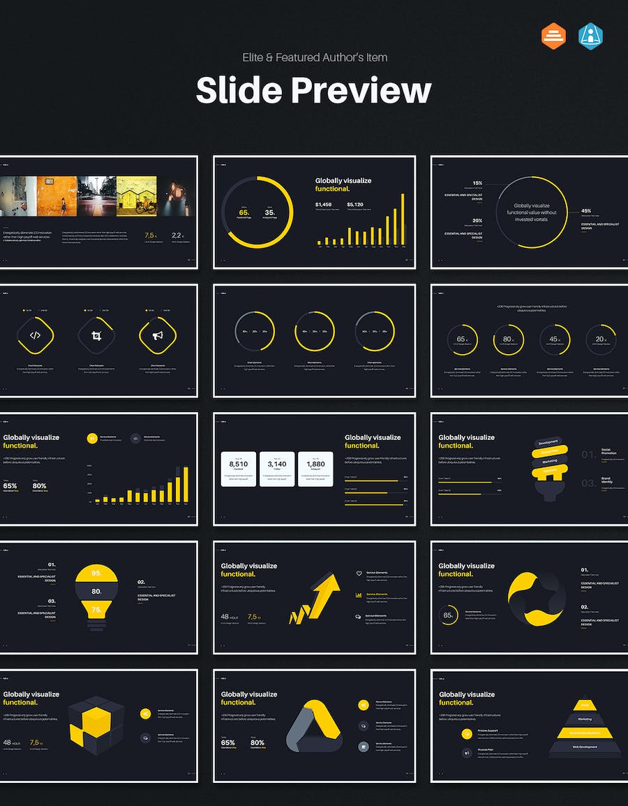 多用途企业介绍发展历程团队展示PPT模板 - 顶尖PPT