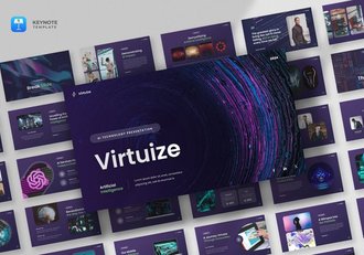 AI人工智能主题keynote模板 - 顶尖PPT