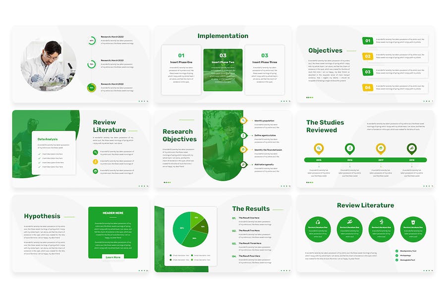 环保论文研究学术方案Keynote模板 - 顶尖PPT