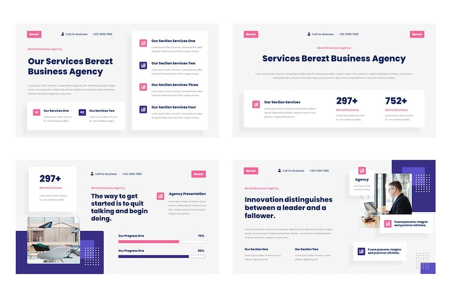 商业机构企业合作Keynote模板 - 顶尖PPT