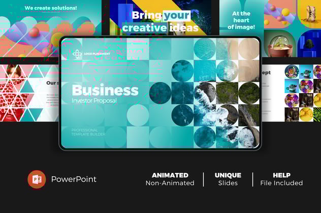 商业投资企业介绍PPT动画模板 - 顶尖PPT