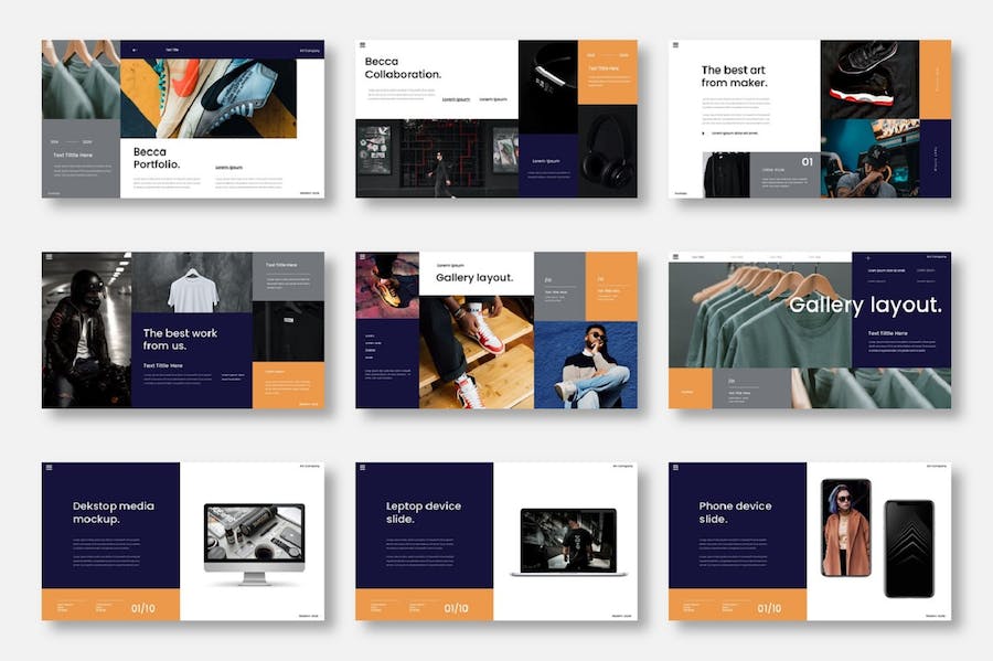 商务企业产品服务项目展示宣传Keynote模板 - 顶尖PPT