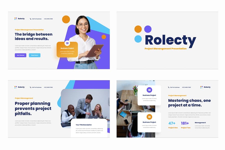 项目管理规划执行方案PPT模板 - 顶尖PPT