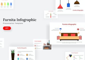 家具产品展示信息图表PPT模板 - 顶尖PPT