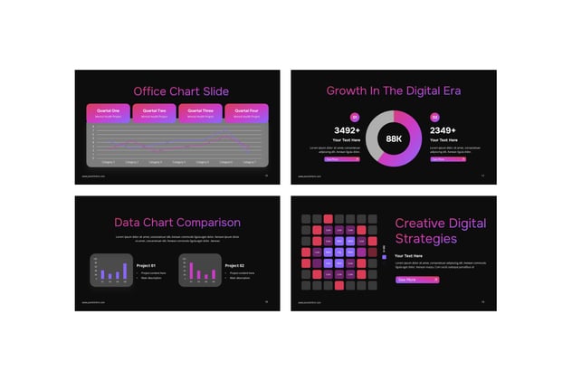 数字营销推广策略方案PPT模板 - 顶尖PPT