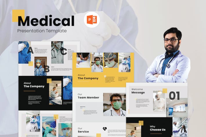 医疗诊疗讲述展示Keynote模板 - 顶尖PPT