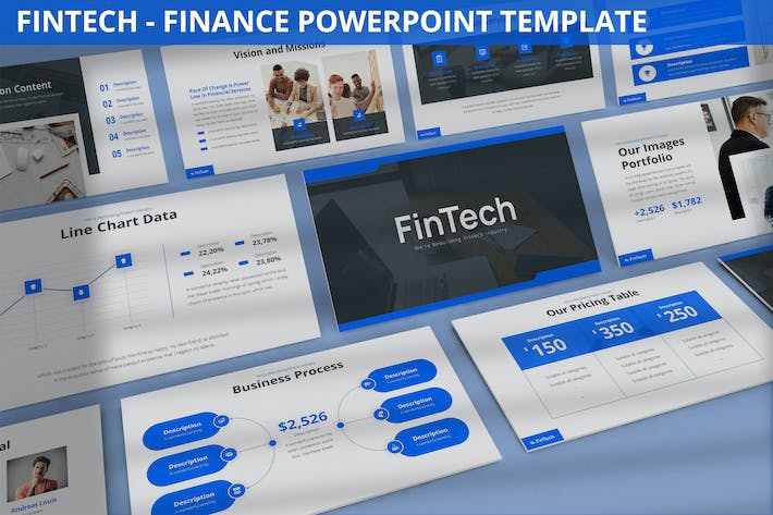 金融科技或金融领域PPT模板 - 顶尖PPT