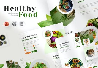 健康食品营养推广宣传方案PPT模板 - 顶尖PPT