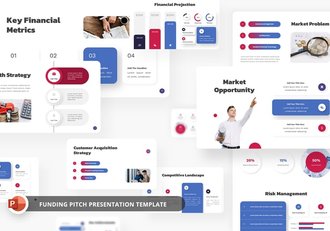 资金平台投资理财PPT模板 - 顶尖PPT