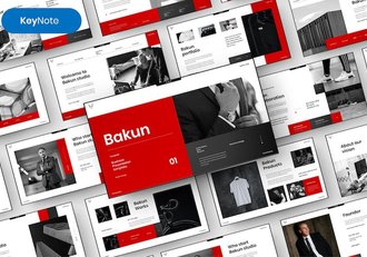 创意视觉商务企业品牌营销展示Keynote模板 - 顶尖PPT