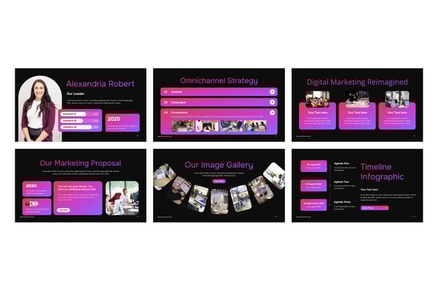 数字营销推广策略方案PPT模板 - 顶尖PPT