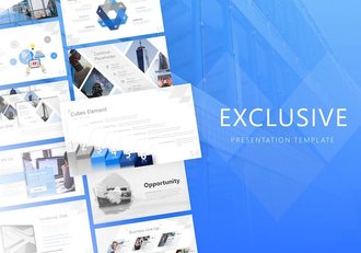 商务商业多用途国外PPT模板 - 顶尖PPT