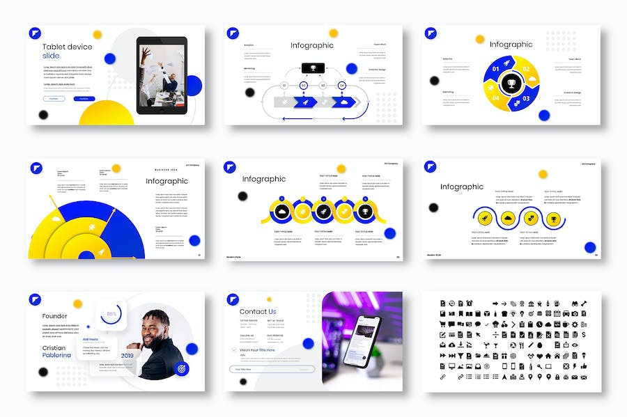 精美大气团队介绍企业合作商业计划多用途keynote模板 - 顶尖PPT