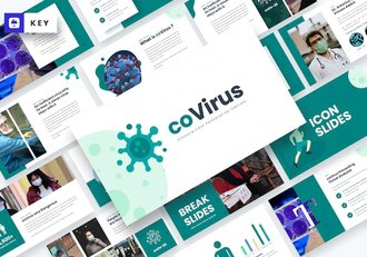 疾病病毒知识科普宣传展示Keynote模板 - 顶尖PPT